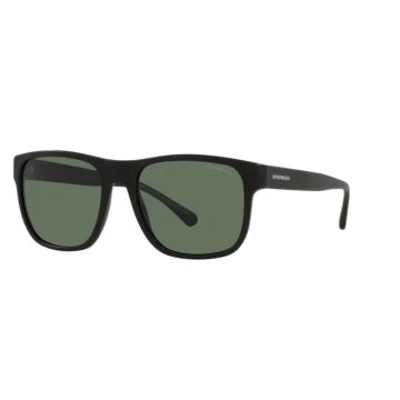 Óculos Empório Armani Ea4163 589871 56 Preto Fosco Lente Verde