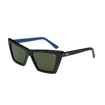 Óculos de Sol Mormaii M0117a0271 Preto Brilho Lente Verde 