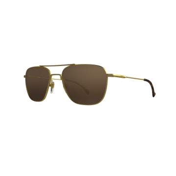 Óculos Hb Chopper 10102510164004 Dourado Brilho Lente Marrom
