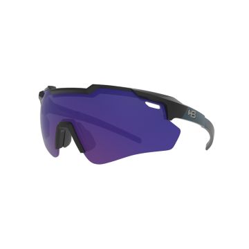 Óculos Hb Shield Evo 2.0 10104120757024 Preto Fosco Lente Azul Espelhada