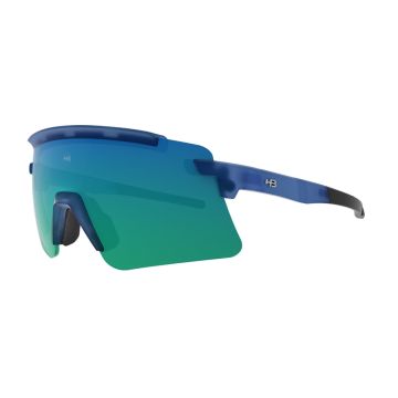 Óculos Hb Apex 10104310651028 Azul Translúcido Lente Verde Espelhada