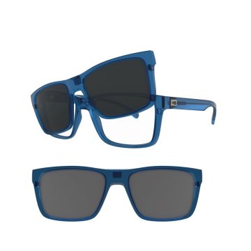 Armação De Óculos Hb Clip On Switch 0472 10104720722091 Azul Translúcido - Azul - 54