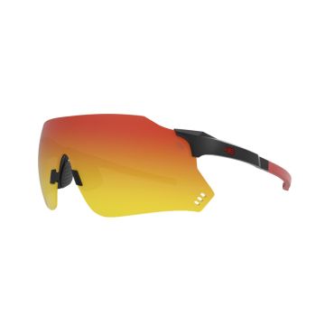 Óculos Hb Quad X 2.0 10104930243027 Preto Fosco Lente Vermelho Espelhada