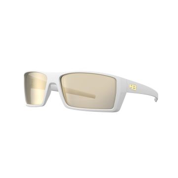Óculos Hb Padang 10105060605003 Branco Brilho Lente Dourado Espelhada