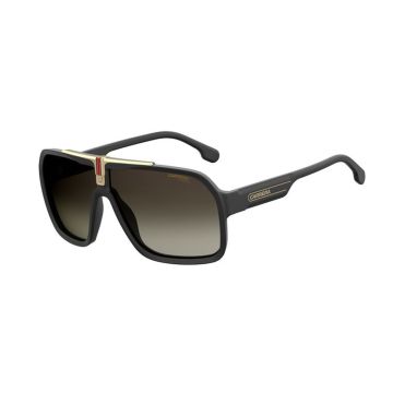 Óculos Carrera 1014/s 807ha 64 Preto Brilho Lente Marrom Degradê