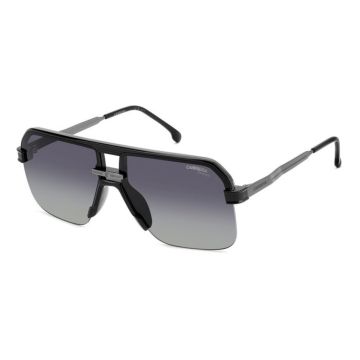 Óculos Carrera 1066/s 807 Wj 62 Preto Brilho Lente Cinza Degradê Polarizada