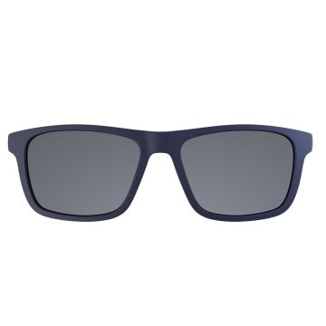 Clip-On Hb Switch 0351 Azul Fosco Lente Prata Espelhada Polarizada