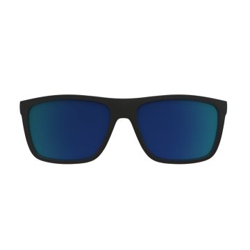 Clip-On Hb Switch 0380 Preto Fosco Lente Azul Espelhada Polarizada