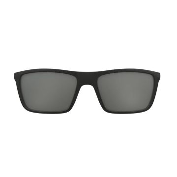 Clip-On Hb Switch 0379 Preto Fosco Lente Prata Espelhada Polarizada