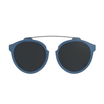 Clip-On Hb Switch 0492 Azul Fosco Lente Cinza Polarizada