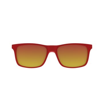 Clip-On Hb Switch 0481 Vermelho Fosco Lente Vermelha Espelhada Polarizada