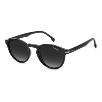Óculos Carrera 301/s 807 9o 50 Preto Brilho Lente Cinza Degradê