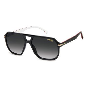 Óculos Carrera 302/s M4p 9o 59 Preto Brilho Lente Cinza Degradê