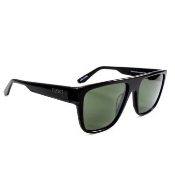 Óculos Solar Evoke Anverse Bra01p Preto  Lente Verde Polarizada - Preto