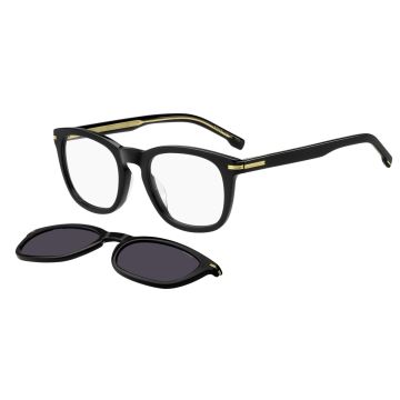 Armação Boss Clip-On 1725/g/cs 807 51 Preto Brilho