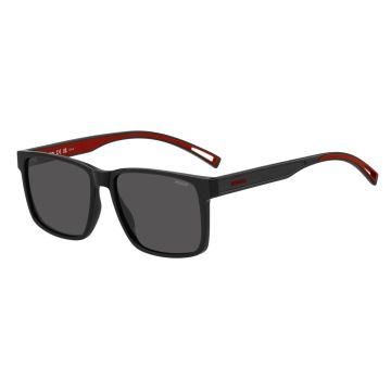 Óculos Hugo Hg1369/s 807 57 Preto Brilho Lente Cinza
