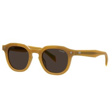 Óculos Levis Lv5052/s 40g70 48 Amarelo Brilho Lente Cinza