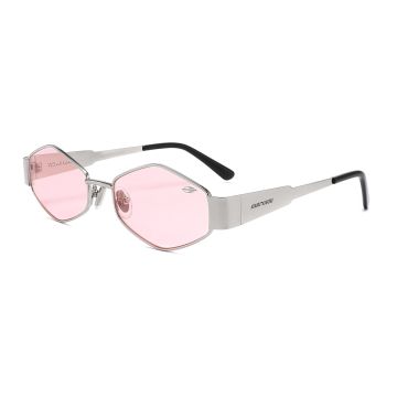 Óculos Mormaii M0190g0626 Prata Brilho Lente Rosa
