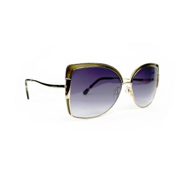 Óculos Ana Hickmann Ah30001 04a Dourado Brilho Lente Cinza Degradê