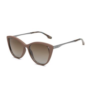 Óculos Colcci Valentina C0123b7834 Nude Fosco Lente Marrom Degradê