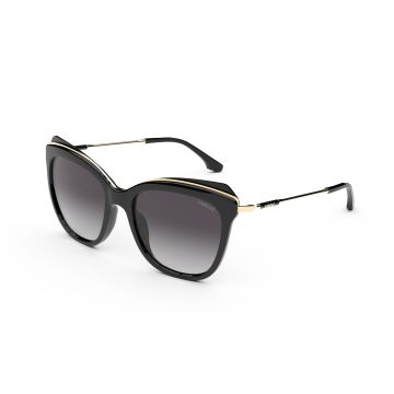 Óculos Colcci Lua C0187a0233 Preto Brilho Lente Cinza Degradê