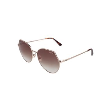 Óculos Colcci C0213e1034 Dourado Brilho Lente Marrom Degradê