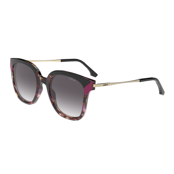 Óculos Colcci Sara C0225fd433 Violeta Brilho Demi Lente Cinza Degradê