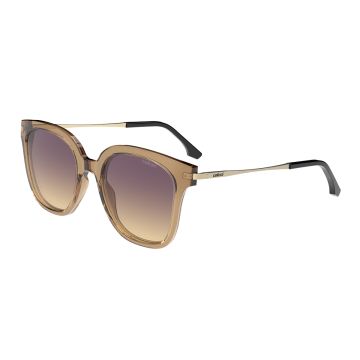 Óculos Colcci Sara C0225fg3a7 Marrom Translúcido Lente Roxo Degradê