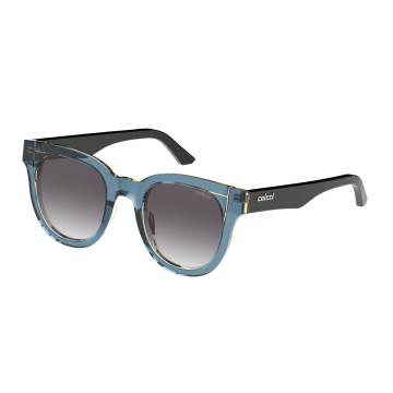 Óculos Colcci Aline C0237kc733 Azul Translúcido Lente Cinza Degradê