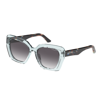 Óculos Colcci Neli C0238k1833 Azul Translúcido Lente Cinza Degradê