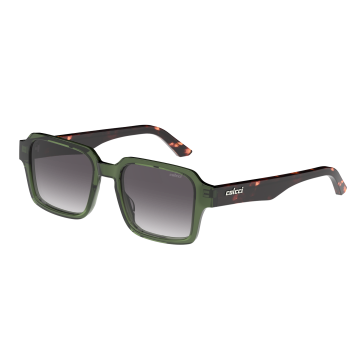 Óculos Colcci Evie C0239kf933 Verde Translúcido Lente Cinza Degradê