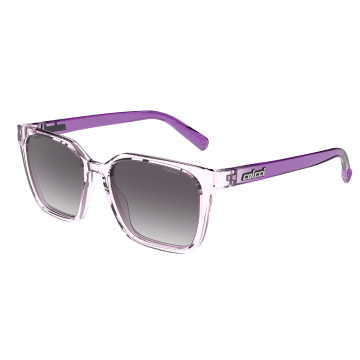Óculos Infantil Colcci Kai Fun C0244bd133 Rosa Translúcido Lente Cinza Degradê