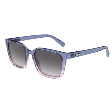 Óculos Infantil Colcci Kai Fun C0244kb933 Azul Translúcido Degradê Lente Cinza Degradê