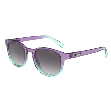 Óculos Infantil Colcci Malu Fun C0245ca833 Violeta Translúcido Degradê Lente Cinza Degradê