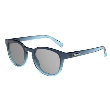 Óculos Infantil Colcci Malu Fun C0245kc309 Azul Translúcido Lente Cinza Espelhada