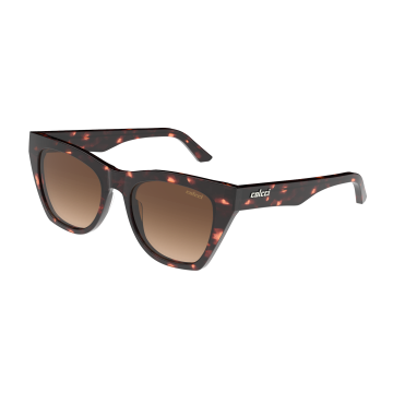 Óculos Colcci Cassia C0246f2134 Lilás Brilho Demi Lente Marrom Degradê