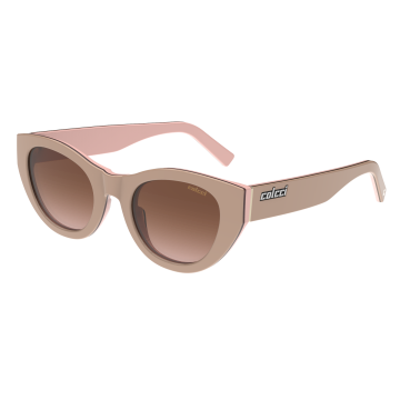 Óculos Colcci Rita C0249b94a6 Nude Brilho Lente Marrom Degradê
