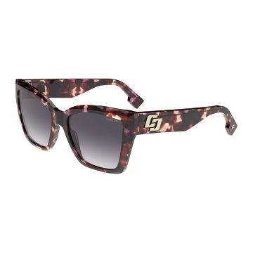 Óculos Colcci Chiara C0253fc133 Roxo Fosco Demi Lente Cinza Degradê