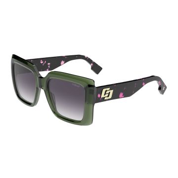 Óculos Colcci Sabrina C0254kg933 Verde Translúcido Lente Cinza Degradê