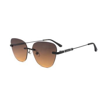 Óculos Colcci C0257a14ah Preto Fosco Lente Laranja Degradê