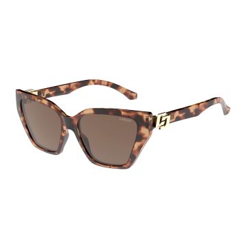 Óculos Colcci Miranda C0292f2102 Marrom Brilho Demi Lente Marrom