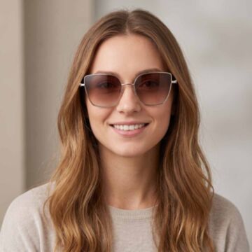 Óculos De Sol Colcci C0299E2734 Dourado Brilho Lente Marrom Degradê