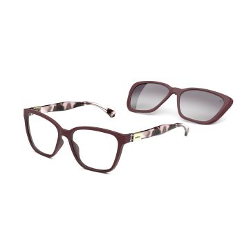 Armação Óculos Colcci Bandy 3 C6149c6457 Marsala Clip-On Polarizado