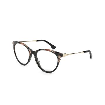 Armação Colcci Luna C6155ahl52 Preto Brilho Rosa
