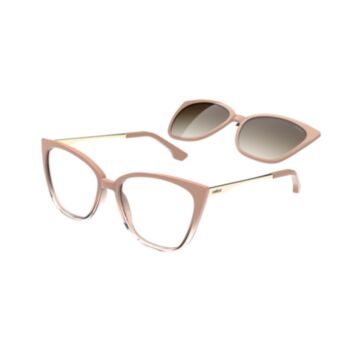 Armação Colcci Bandy 4 C6188b8757 Nude Brilho Clip-On
