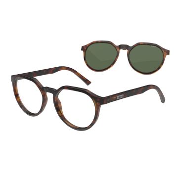 Armação Colcci Bandy 6 Clip-On C6215f3953 Marrom Fosco Demi