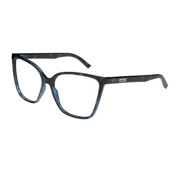 Armação Colcci Dora C6241f2559 Azul Translúcido Demi