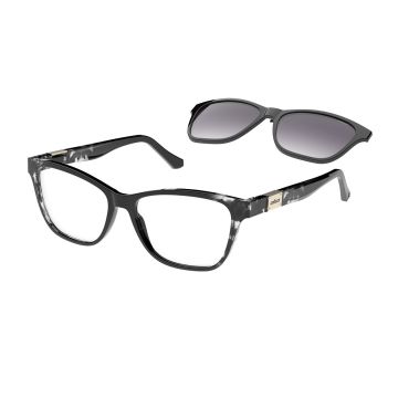 Armação Colcci Bandy 7 C6242a2454 Preto Brilho Demi