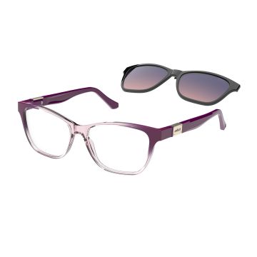 Armação Colcci Bandy 7 C6242cb154 Roxo Translúcido Degradê