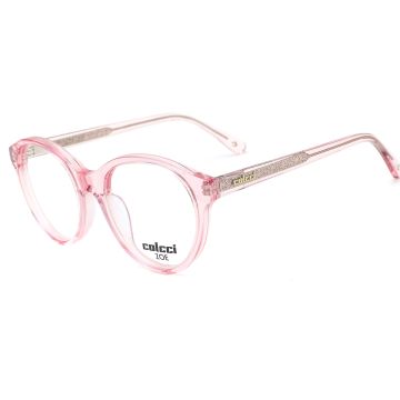Armação Colcci Zoe C6265ba851 Rosa Translúcido
